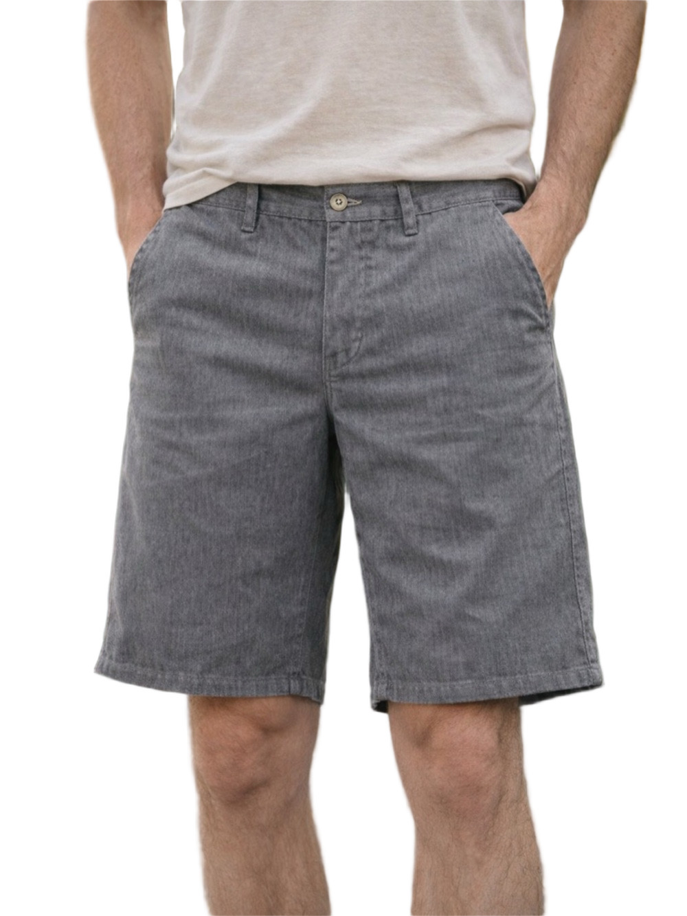 free world Gray Casual flat front Shorts
